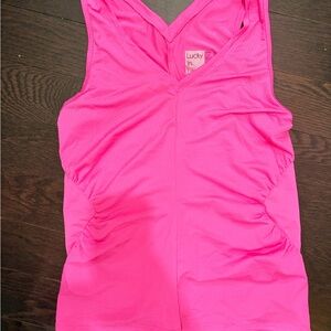 Lucky in Love Vibrant Pink Top